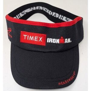Vintage Ironman Timex Headsweats Running Marathon Visor Cap Hat Men Women Unisex